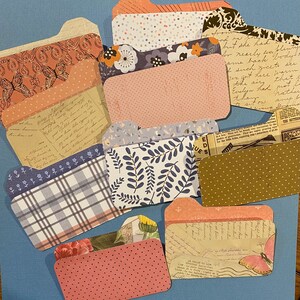 Set of 10 - Small File Folders - Variety of Patterns and Colors. - Etsy