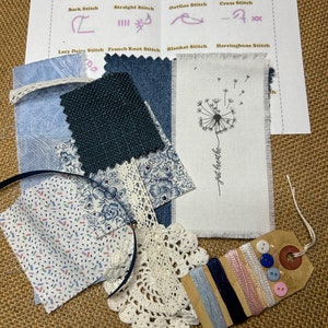 Slo-Stitch Dandilion Kit 4 Kit contains everything pictured. image 4