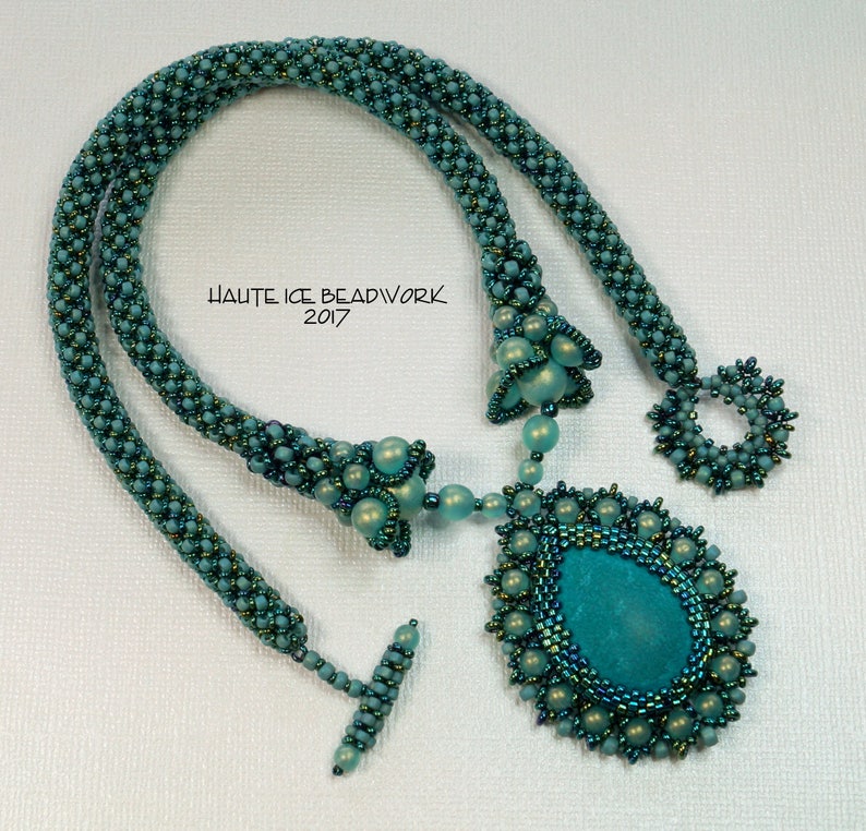 eTUTORIAL Pineapple Blossom Necklace for Intermediate/Advanced Beadweavers image 2