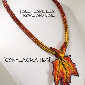 KIT ONLY for Fall Flame Conflagration Necklace image 4