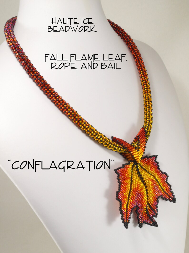 KIT ONLY for Fall Flame Conflagration Necklace image 4