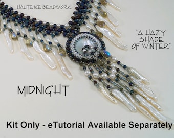 Kit Only for MIDNIGHT A Hazy Shade of Winter Necklace for Advanced Beaders