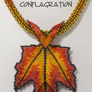 KIT ONLY for Fall Flame Conflagration Necklace image 3