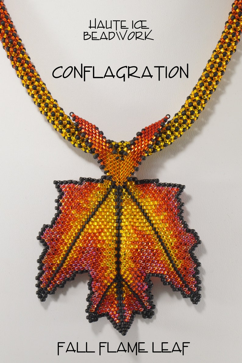 KIT ONLY for Fall Flame Conflagration Necklace image 3