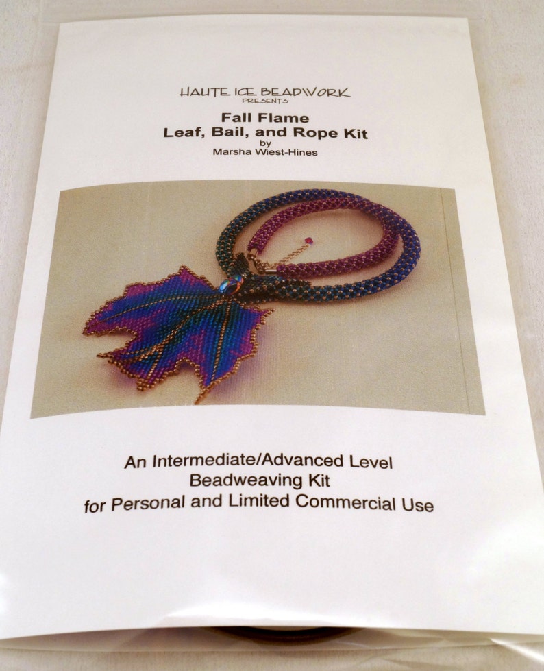 KIT ONLY for Psychedelic Scarab Leaf, Rope, and Bail image 4