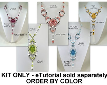 KIT ONLY for Summer Fruit Series Necklace - Choose your COLOR - Makes any Shape Variation