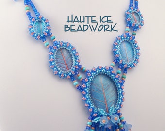 Wishing for Spring Beadwoven Necklace