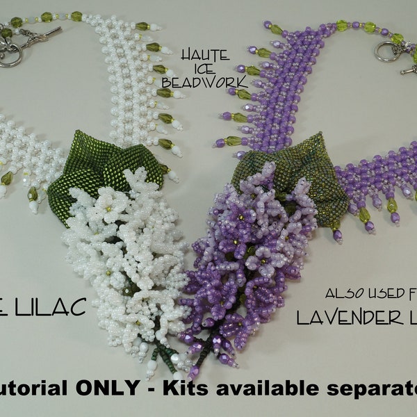 eTUTORIAL for Lilac Necklace Advanced Beading Tutorial