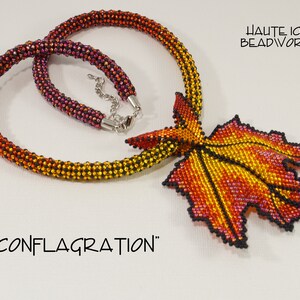 KIT ONLY for Fall Flame Conflagration Necklace image 5