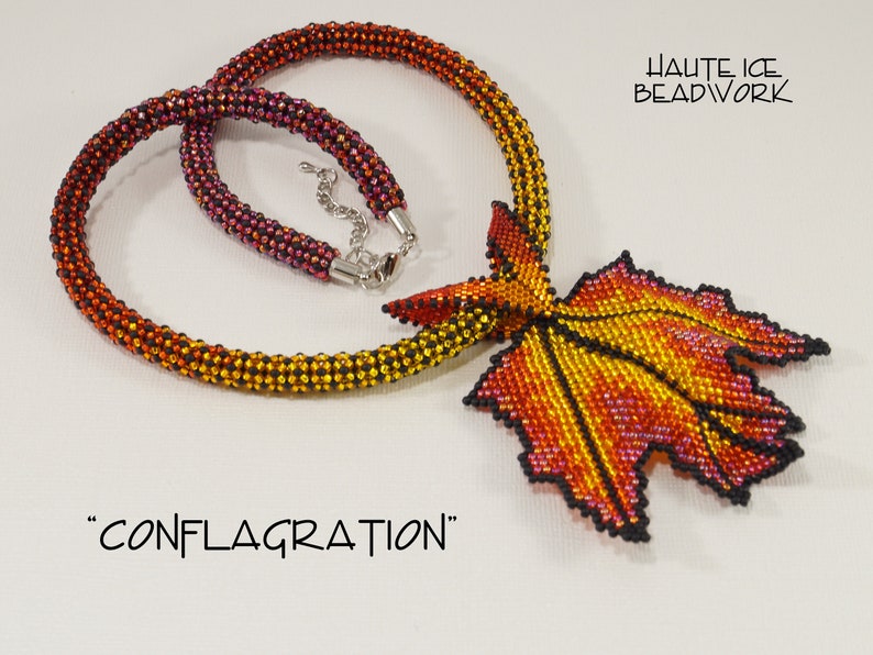 KIT ONLY for Fall Flame Conflagration Necklace image 5