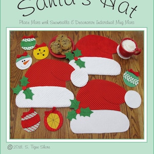 ST-1826 Bonnet de Père Noël - autre modèle PDF de Susie C Shore