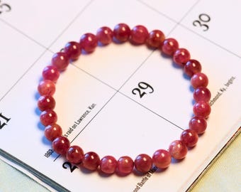 Bracciale Elastico Semi-minimalista Con Perline Di Tormalina Nera - Foto 11