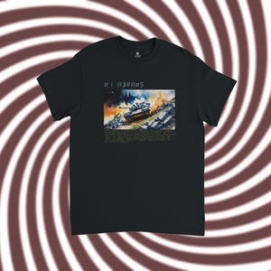 M1 Abrams Tank Graphic T-Shirt - Unisex Gildan Heavyweight Apparel