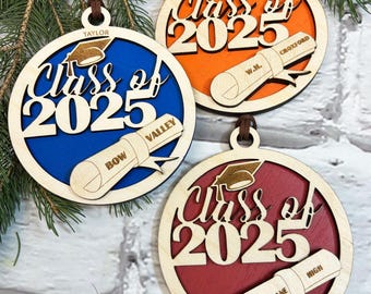 Graduierung Klasse Ornament SVG Digitale Dateien 2024-2030 - GLOWFORGE Files Laser Ready