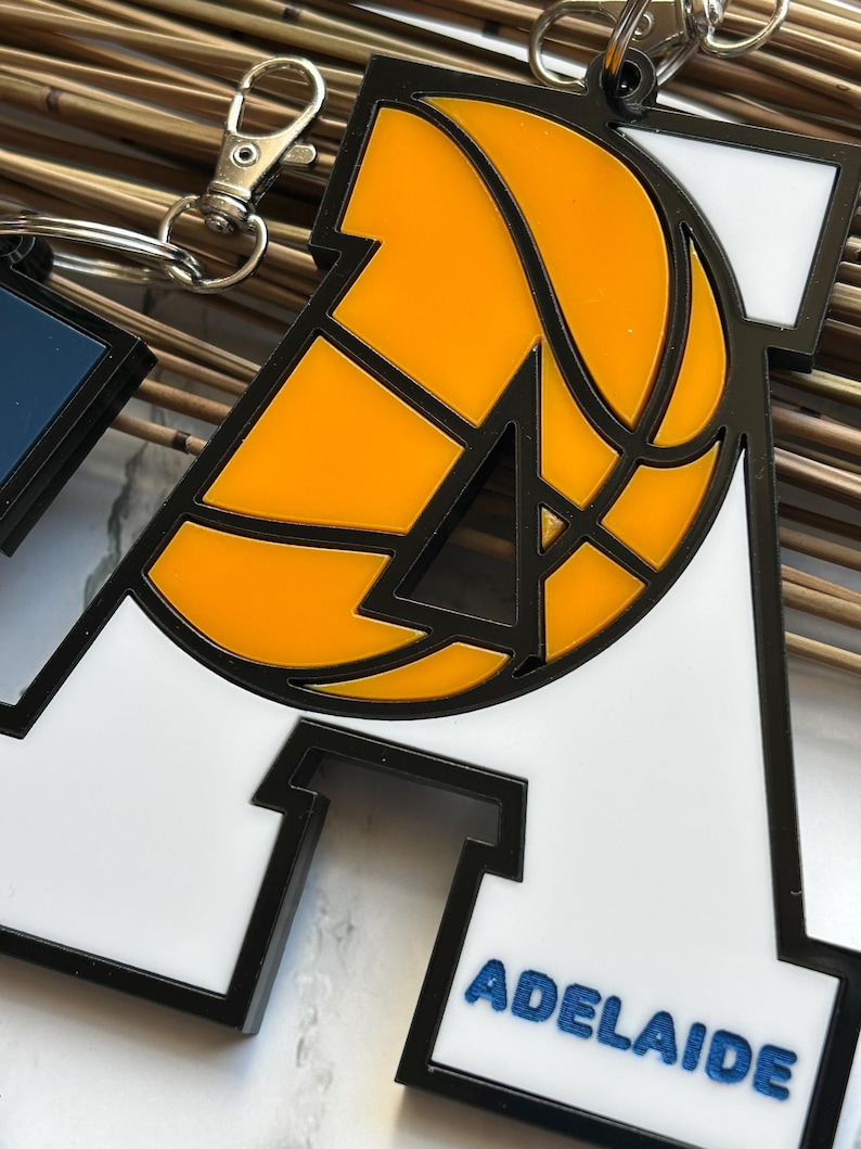 Basketball Alphabet Keychain SVG, Laser Cut Name Tag (digital File) - Etsy