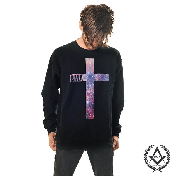 Crew Sweater // Galaxy Cross BMA XL