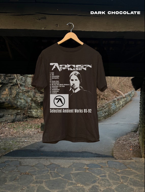 Aphex Twin Shirt, Selected Ambient Works 85-92 Album Tshirt, Aphex