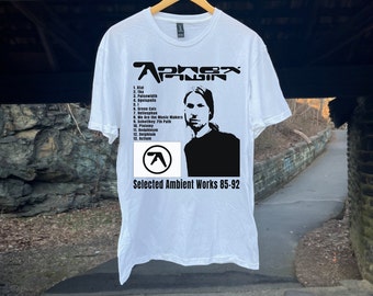 Aphex Twin Shirt, Selected Ambient Works 85-92 Album Tshirt, Aphex