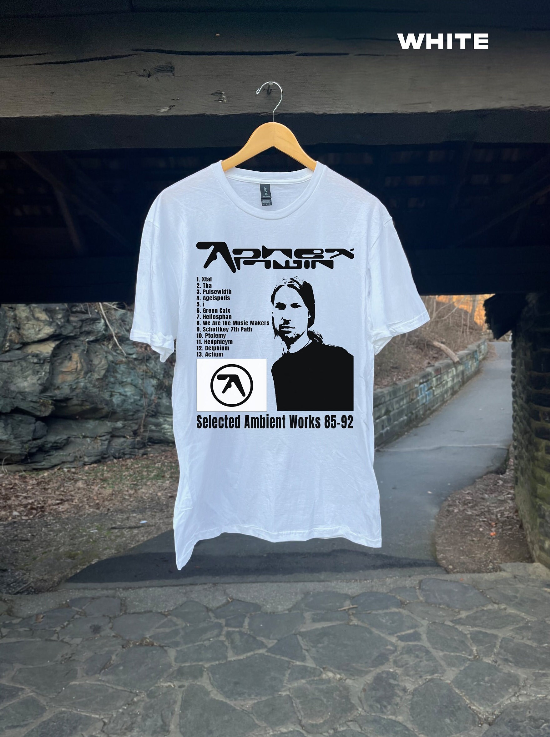 Aphex Twin Shirt, Selected Ambient Works 85-92 Album Tshirt, Aphex
