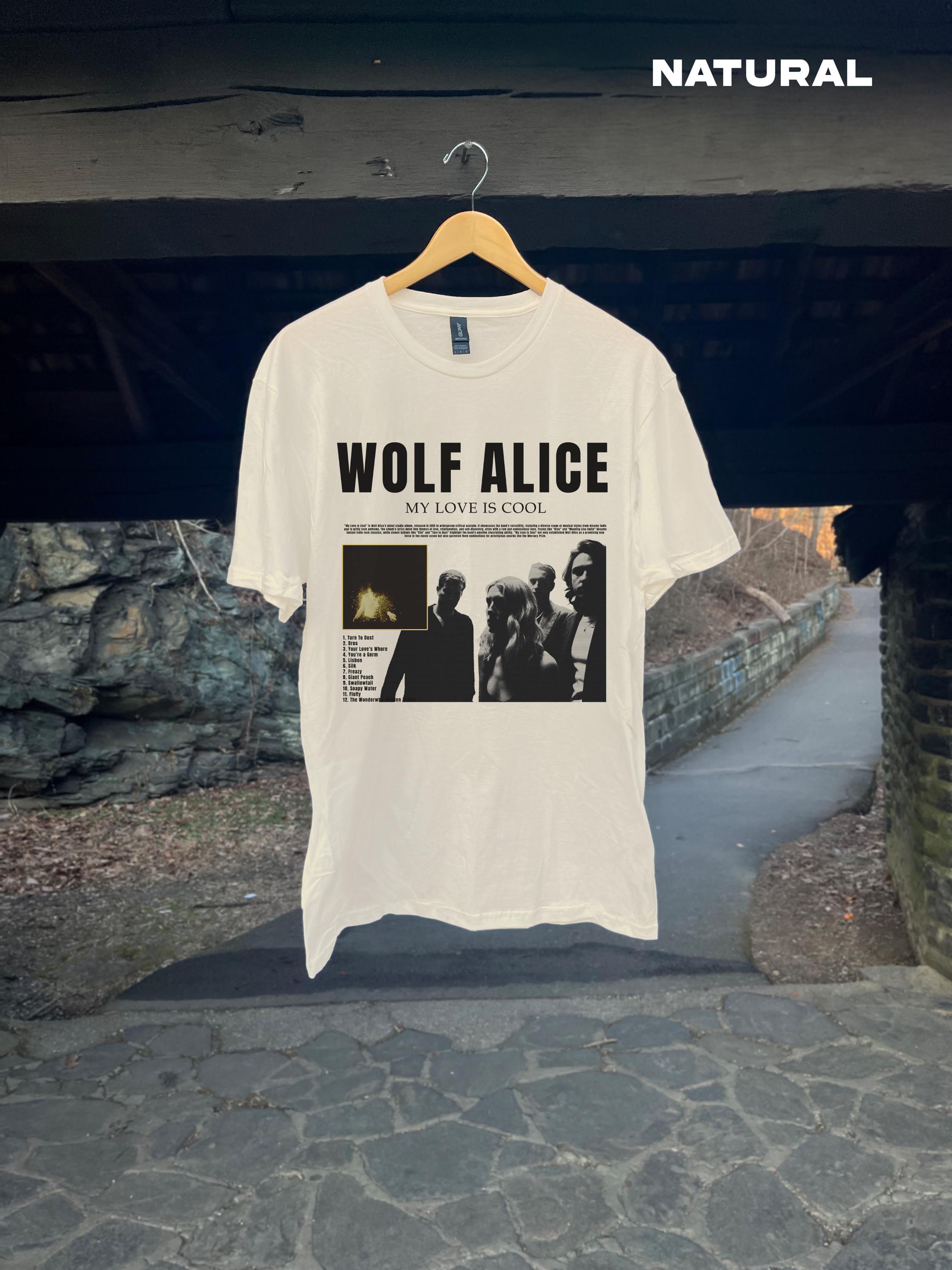 Wolf Alice Shirt, My Love is Cool Album T-shirt, Wolf Alice Tour