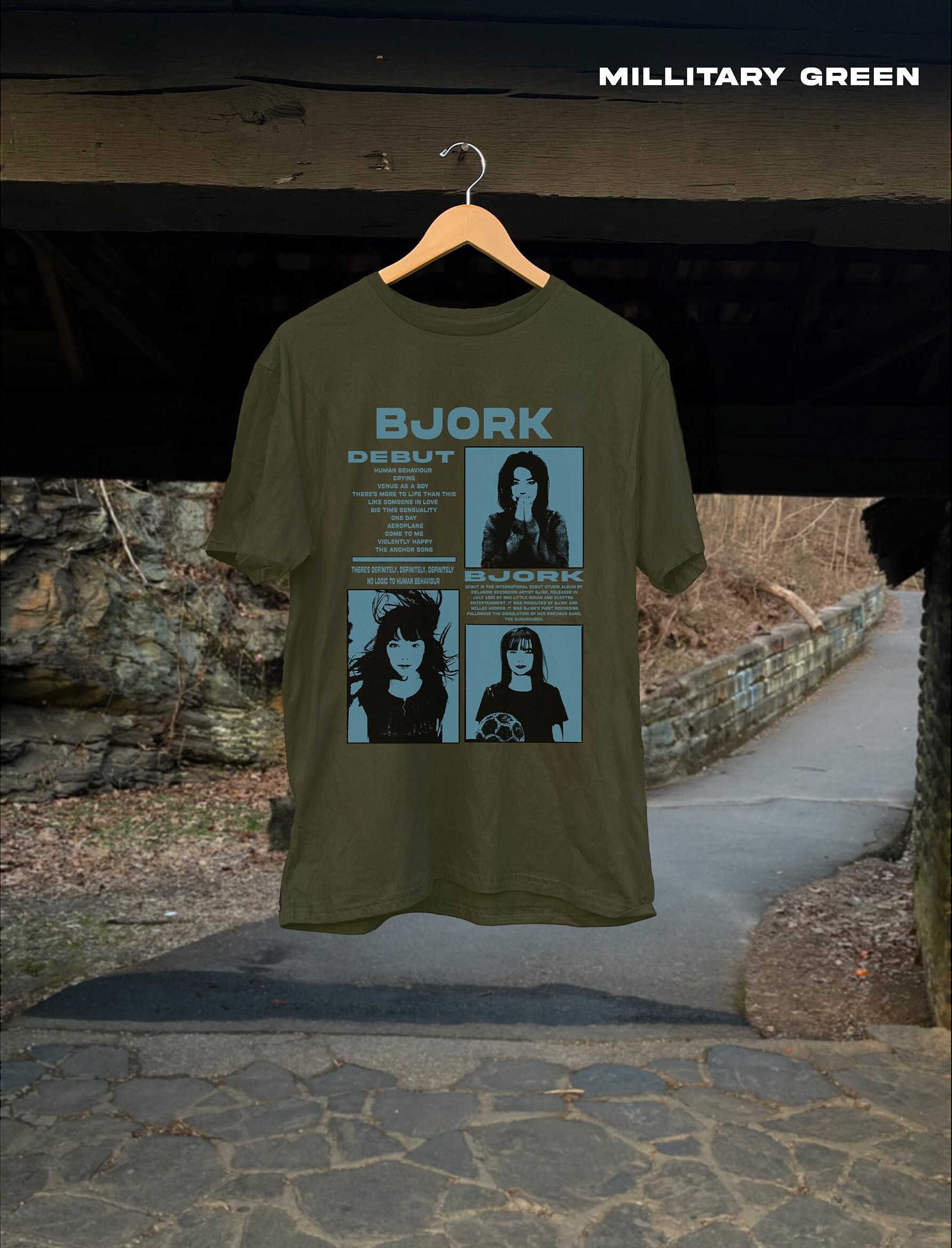 【Bjork】JANE&THE HEARTBREAKERS デビュー Tシャツ Bjork Debut Album Shirt, Vintage Bjork Shirt, Bjork Merch, Bjork