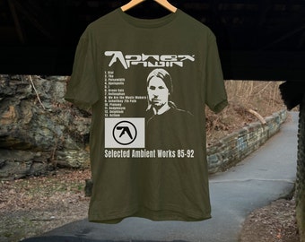Aphex Twin Shirt, Selected Ambient Works 85-92 Album Tshirt, Aphex