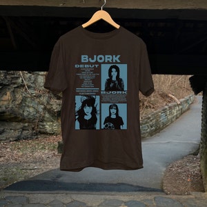 Bjork Debut Album Shirt, Vintage Bjork Shirt, Bjork Merch, Bjork Debut TShirt, Bjork Tour, Band Shirt