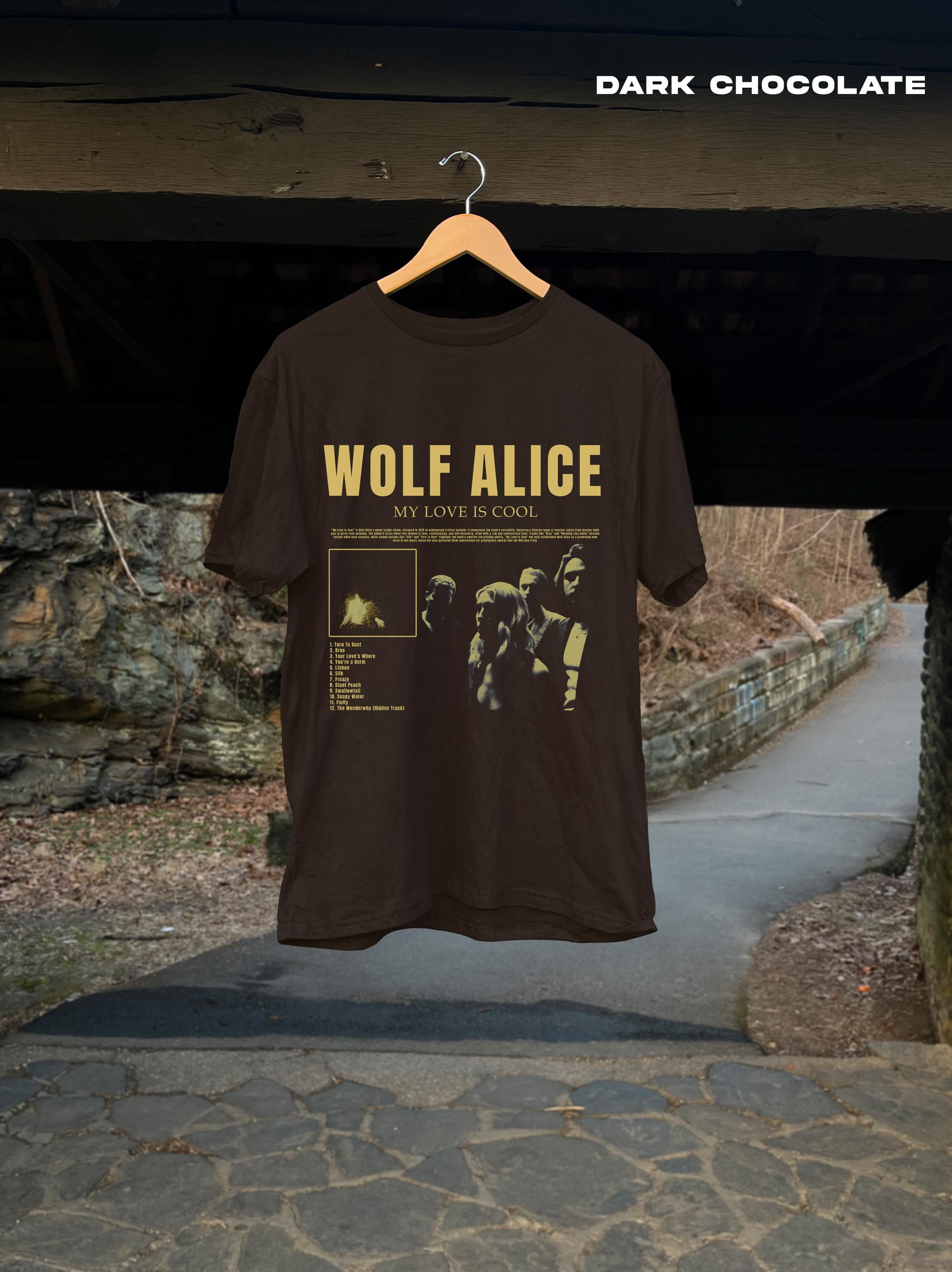 ウルフ・アリス Wolf Alice Ｔシャツ Wolf Alice Shirt, My Love is Cool Album T-shirt, Wolf Alice Tour