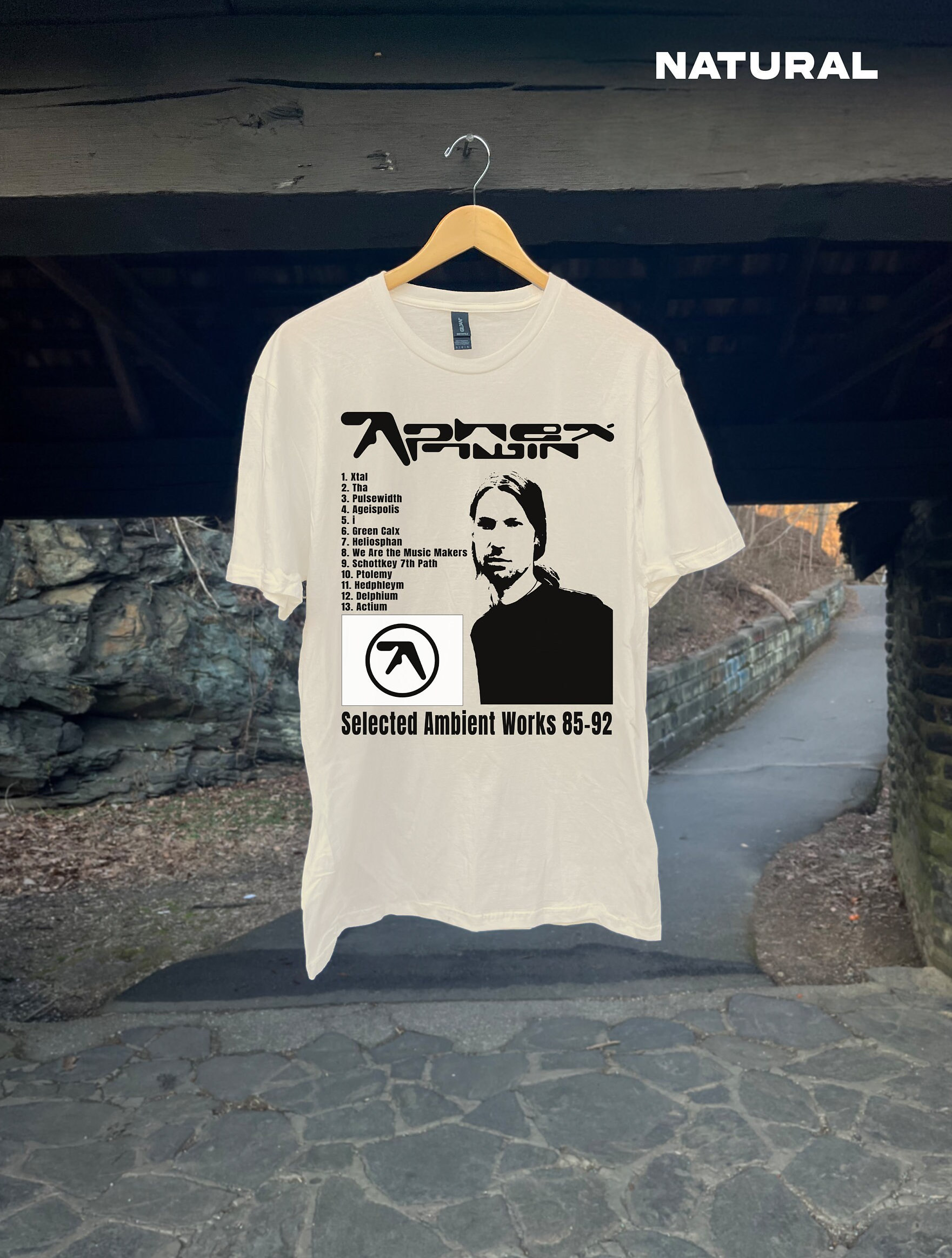 Aphex Twin Shirt, Selected Ambient Works 85-92 Album Tshirt, Aphex