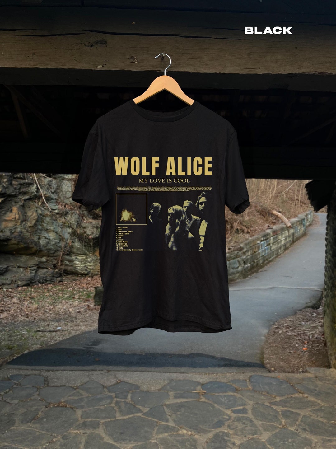 Wolf Alice Shirt, My Love is Cool Album T-shirt, Wolf Alice Tour