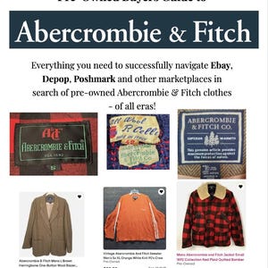 Pre-Owned Buyers Guide to Abercrombie & Fitch + Timeline!