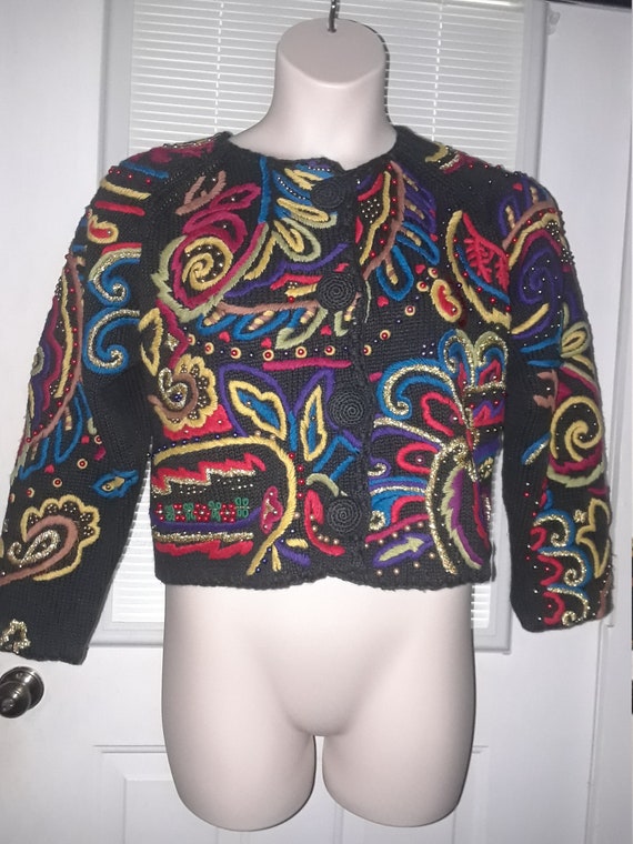 Michael Simon Sweaters Cardigan Sweater Black size