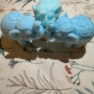 Diwali Soap Elephant - Haati - Wedding - Party Favors - Baby Shower - Birthdays - Neutral Scent (Goat Milk Soaps)