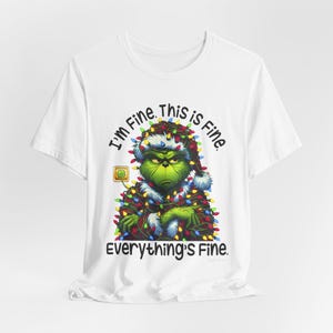 Im Fine Grinch Unisex Jersey Short Sleeve Tee
