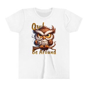 Owl Be Around Youth Short Sleeve Tee