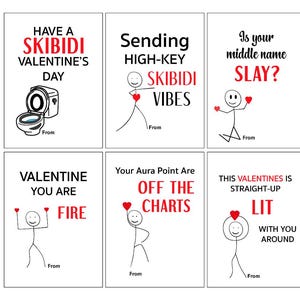 Slang Kids Valentine&#39;s Day Cards Get Z Funny Printable Classroom Valentine Teen Tween School Valentines Boys Valentines Funny Valentine Card