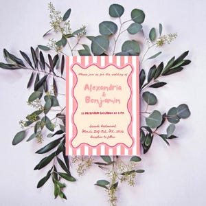 Hand drawn Wedding Invitation template, Hand drawn scribble illustrated Fun Wedding Invite, Instant downloadable editable template