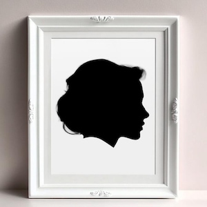 Photoshop services, Silhouette portrait, Silhouette image, Custom Silhouette, digital portrait silhouette child, Christmas gift, gift ideas