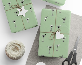 Martini Wrapping Paper | Gift Wrap