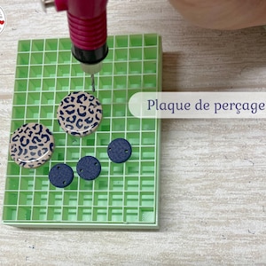 Polymer Clay Bohrplatte, zum Bohren Ihres Polymerschmucks, Bohrbox, Bohrbrett,