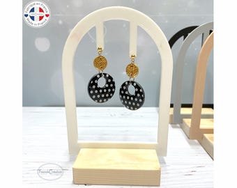 Handmade Earring Display Stand, Jewelry Holder for Exhibition and Photography, &quot;Arche Douce&quot; model