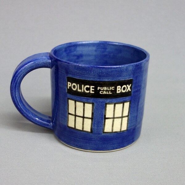 Police Box Mug: 20 oz Tardis Cup