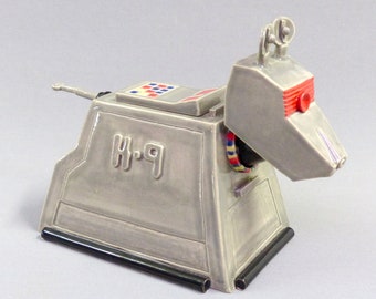 K9 Ceramic Dog Urn: K-9 robot dog Doctor Who canine companion Handmade Ceramic Jar