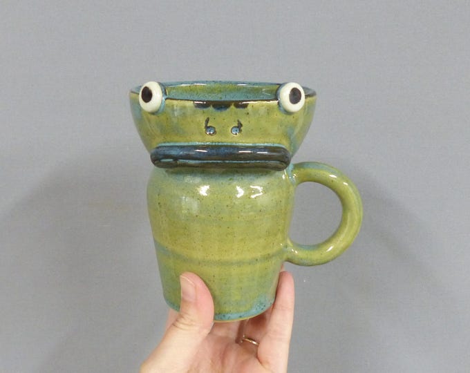 Grumpy Frog Mug: Over the Garden Wall Inspired Ceramic Coffee Mug - Etsy