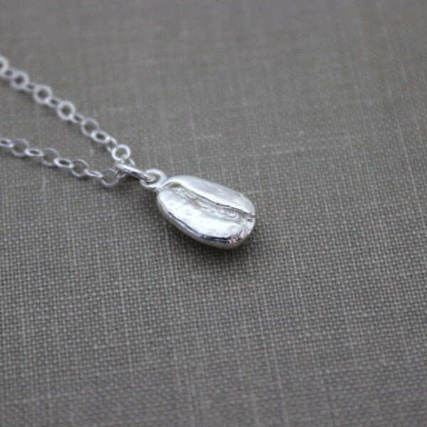 Coffee Bean Necklace Etsy