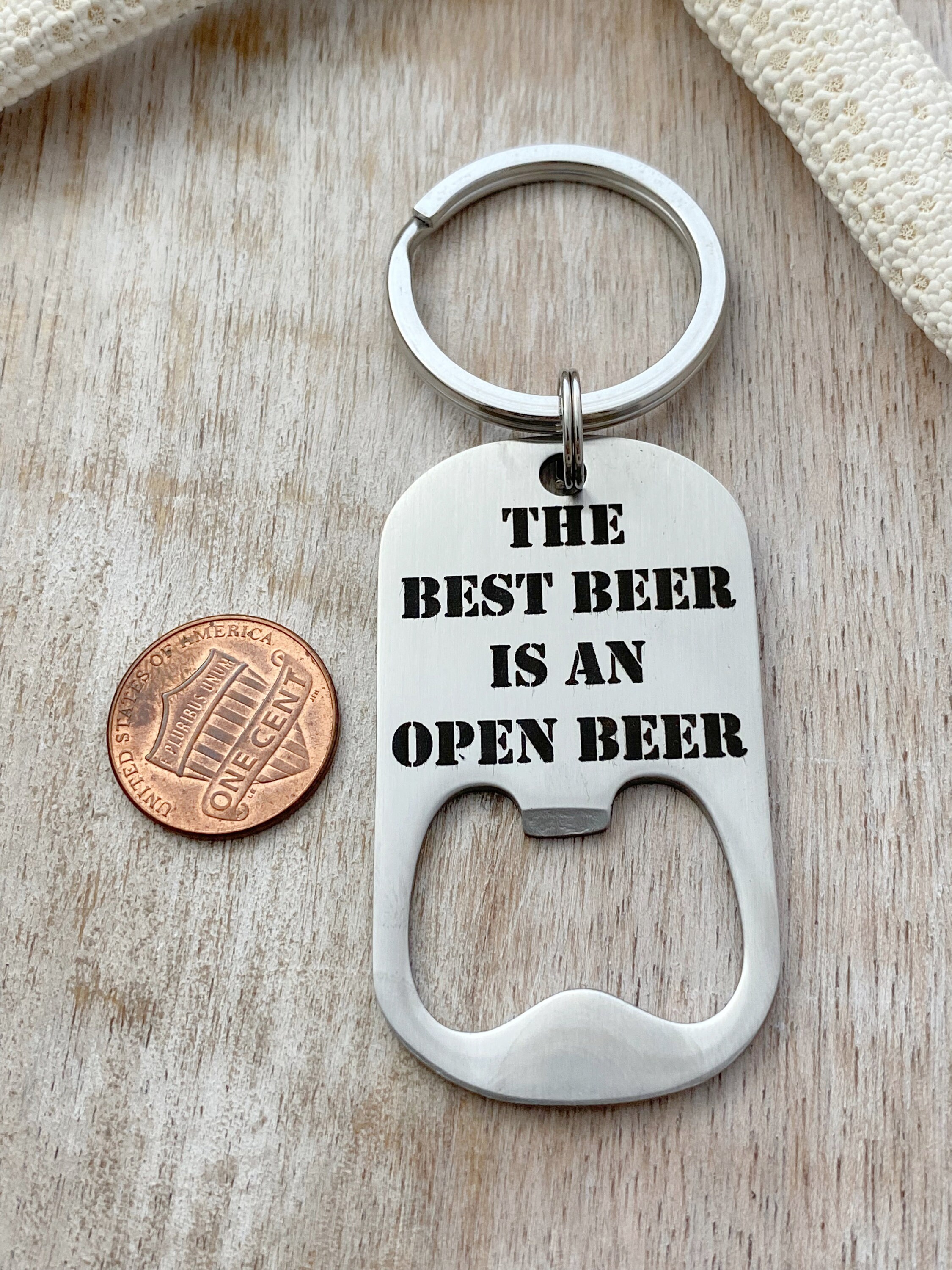 Beer bottle cheap opener keychain