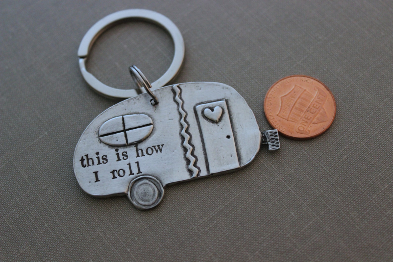This is How I Roll Keychain Camper Key Chain RV Trailer Etsy