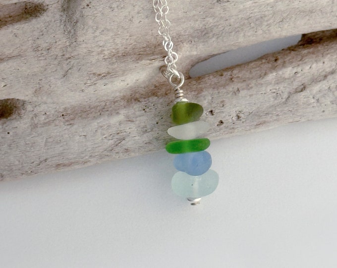 Seaglass Bracelet Stack