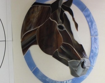 Pre-Cut Stained Glass Horse Kit