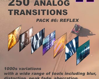 Analog Video Transitions, 4K 60fps Presets for Premiere Pro & After Effects